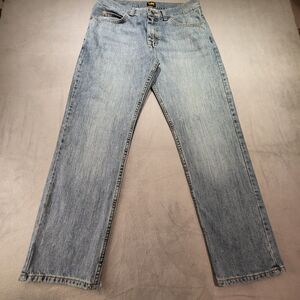 Lee Jeans Mens Regular Fit Vintage Straight Leg 32x29 Blue Denim Medium Wash